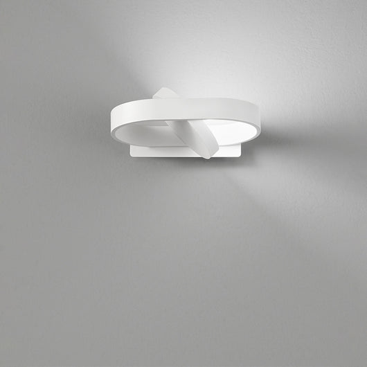 Applique Moderna Belt Metallo Bianco Acrilico Led 6W 3000K