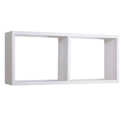Mensola da Muro In Legno Di Design Modello MORGANA, Misure 15.5 x 70 x 30 cm. Finitura  ROV. IMPERIALE - MADE IN ITALY