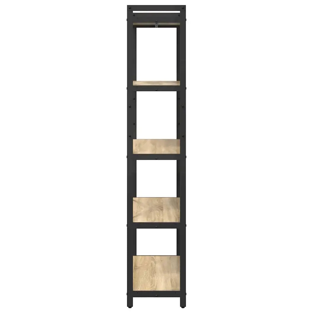 Libreria-Scaffale per Libri-Mobile di Stoccaggio Rovere Sonoma 80 x 30 x 155 cm Legno multistrato