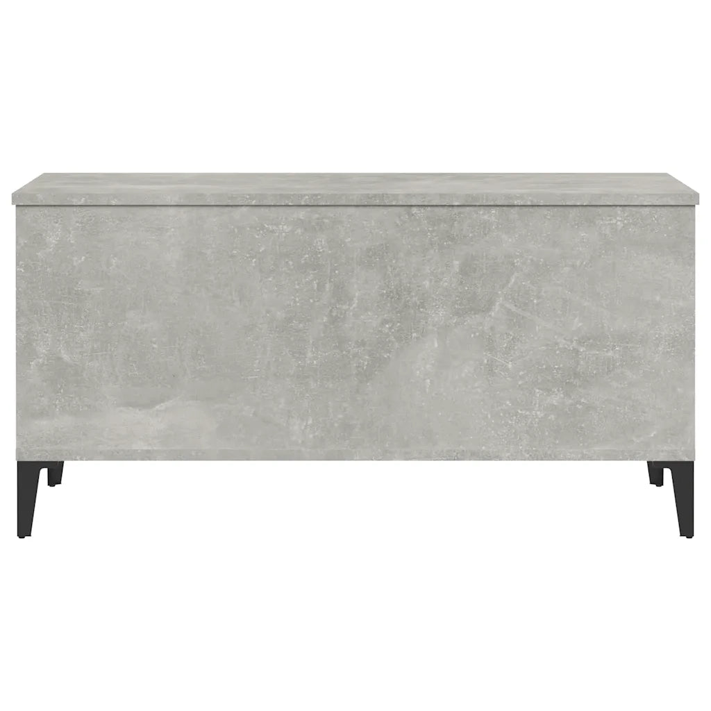 Tavolino salotto | Tavolino da caff¨¨ | Tavolino da Soggiorno Grigio Cemento 90x44,5x45 cm Legno Multistrato