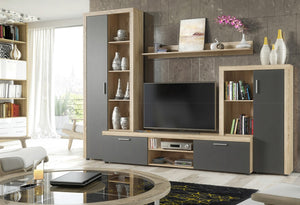 kit parete living nobel 271x200x42 naturale/k016 cod:ferx.677753