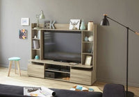 kit parete living silver cm.165x150x40 rovere cod:ferx.677756