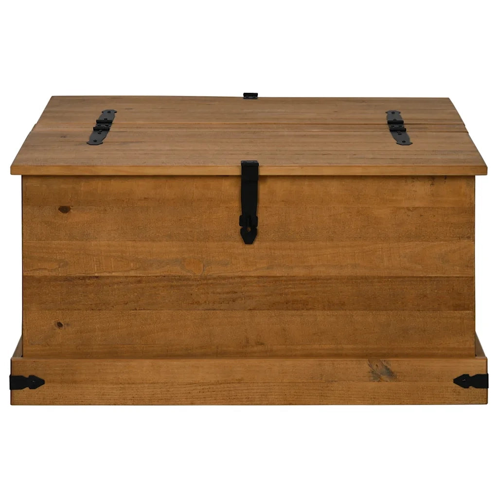 Cassapanca HALDEN 91x91x47 cm in Legno Massello di Pino