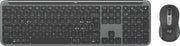 Logitech mk950 signature for business tastiera mouse incluso ufficio rf senza fili + bluetooth qwerty italiano grafite - 920-012507