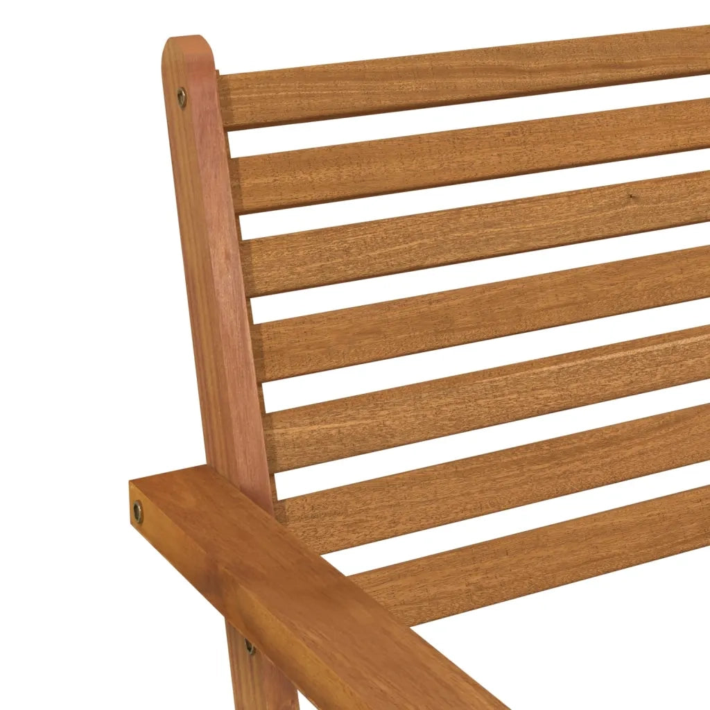 Sedie da Giardino 2 pz in Legno Massello d'Acacia 316252