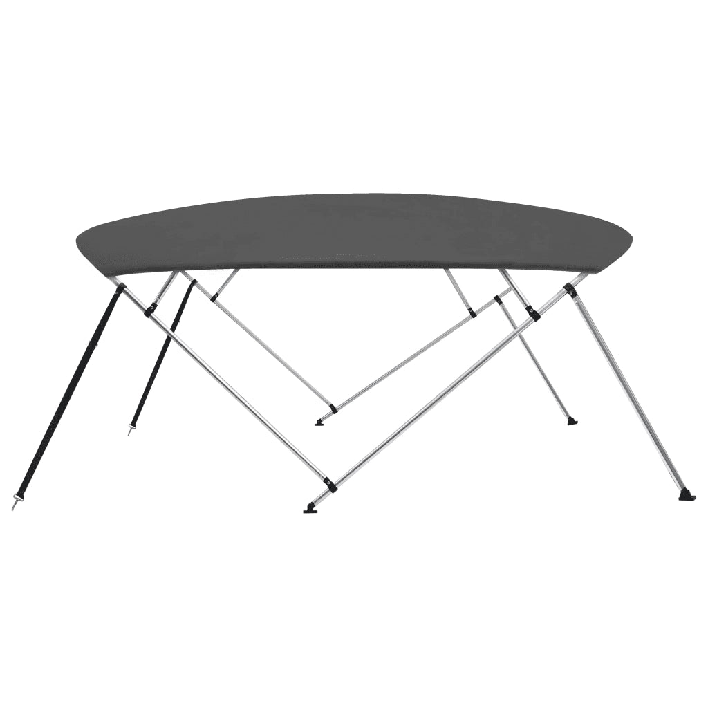 Bimini di Prua Tendalino 4 Archi Antracite 243x(230-244)x137 cm 93142