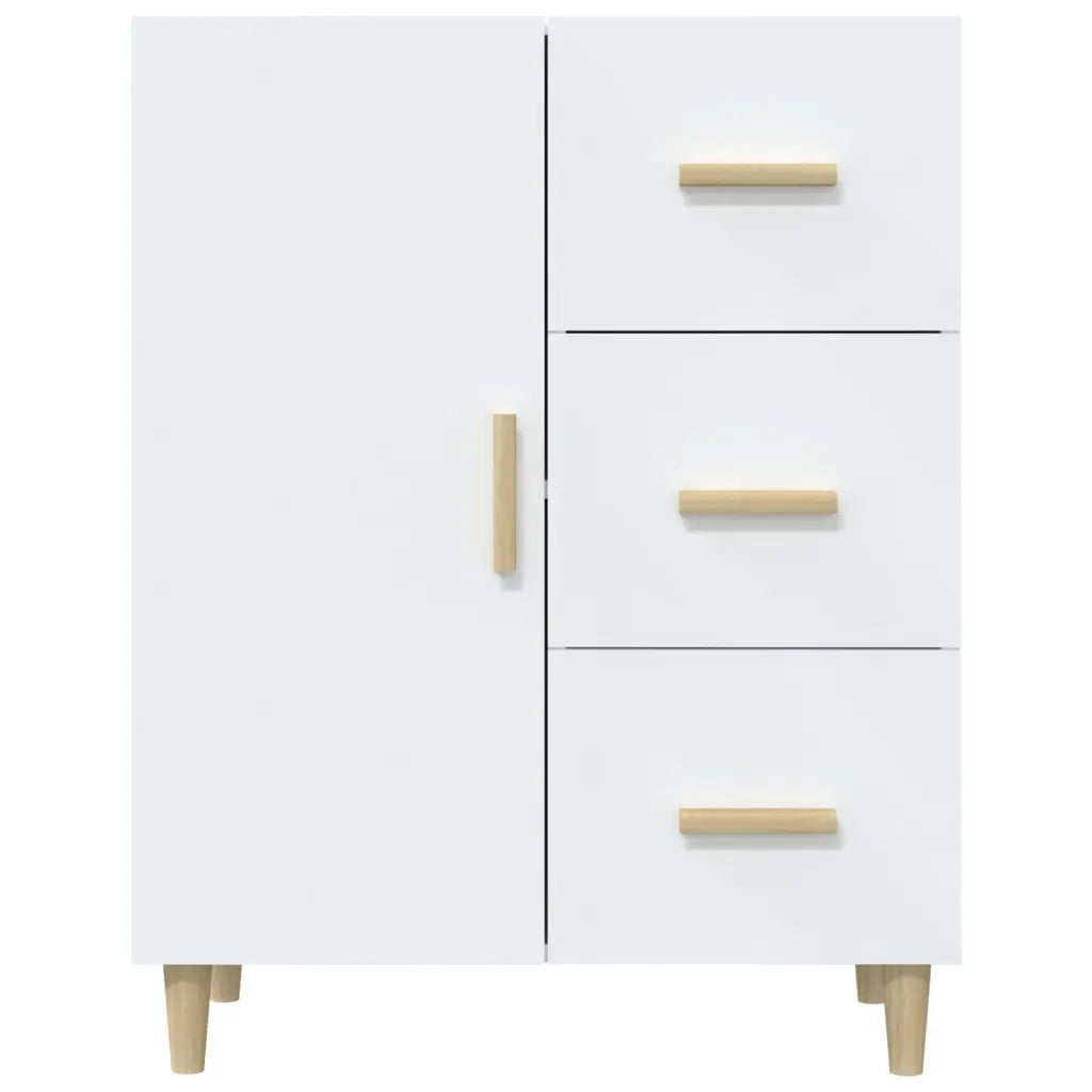 Credenza Bianca 69,5x34x90 cm in Legno Multistrato cod mxl 23632