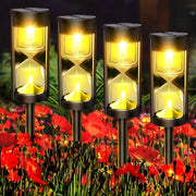 Illuminazione esterna a energia solare - Lampade solari per esterno - 4 pezzi - 800 mAh batteria - IP65 impermeabile all'acqua - accensione automatica - 3000 K caldo bianco - lampade solari per giardino prato terrazza cortile