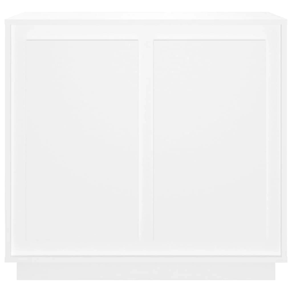 Buffet credenza cassettiera armadio mobile contenitore organizer per cucina soggiorno salotto 80 x 34 x 75 cm legno ingegnerizzato bianco 02_0030514