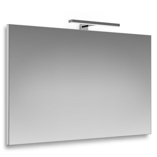 specchio con telaio lampada led 30 cm 100x70 cod:ferx.677898