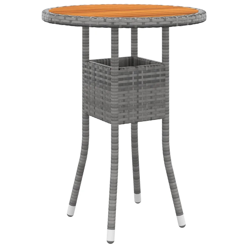 Set Divani da Giardino 5 pz | Set Salotto da Giardino in Polyrattan Grigio