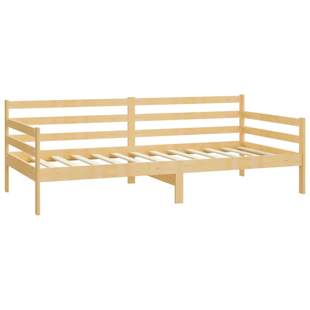 Divano Letto con Materasso 90x200 cm Legno Massello di Pino 3083584