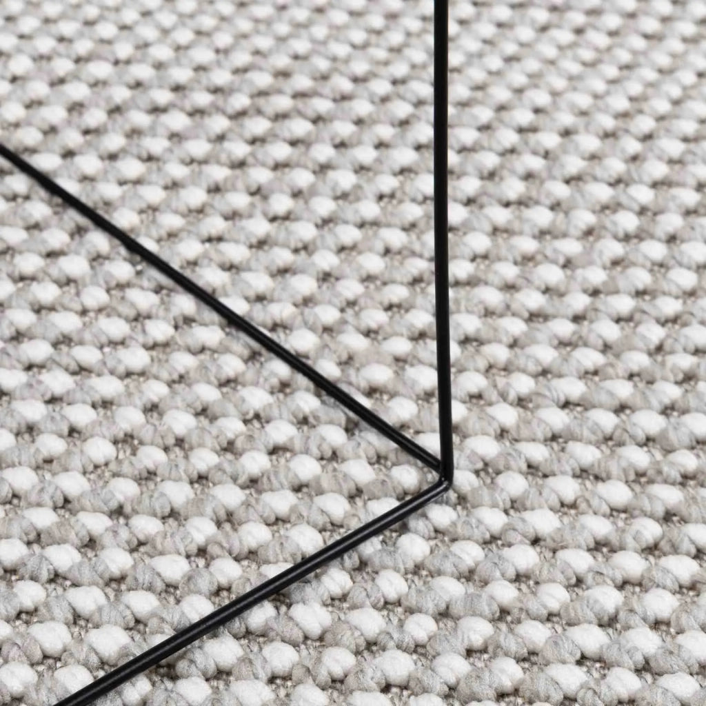 Tappeti per area LUGO Crema e Grigio 340 x 240 cm Poliestere