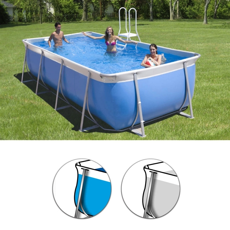 Piscina fuori terra FUTURA 460 - 4,60 x 2,65 h 1,25 m - Piscina Fuori Terra Futura 460 - 4,60 X 2,65 H 1,25 M Liner Sabbia / Bianco