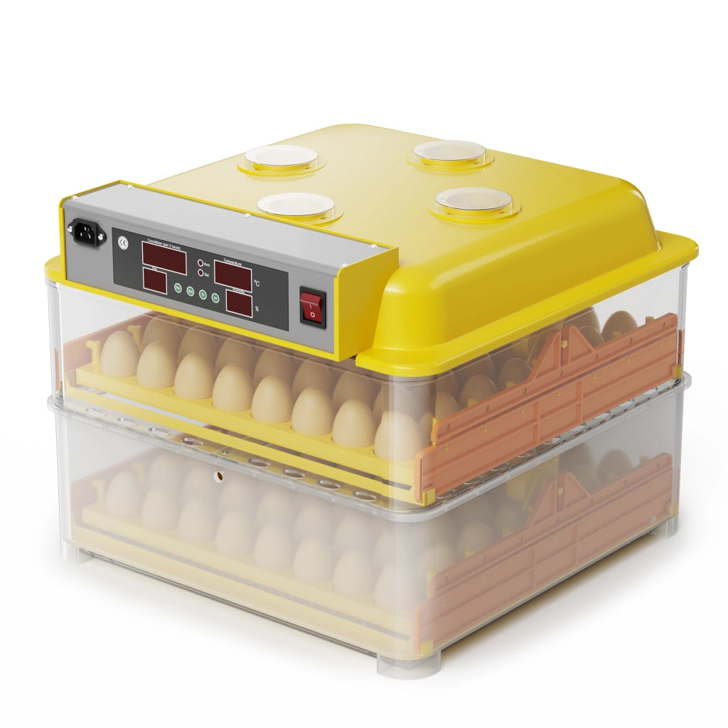 Incubatrice automatica per 112 uova, con regolazione temperatura e umidità, Covatrice