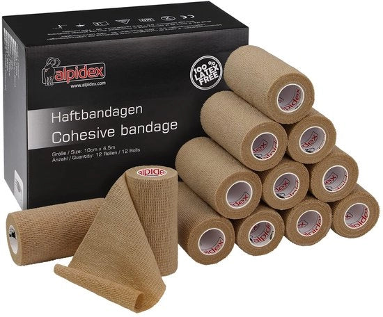 12 rotoli di nastro adesivo autoadesivo elastico per animali domestici