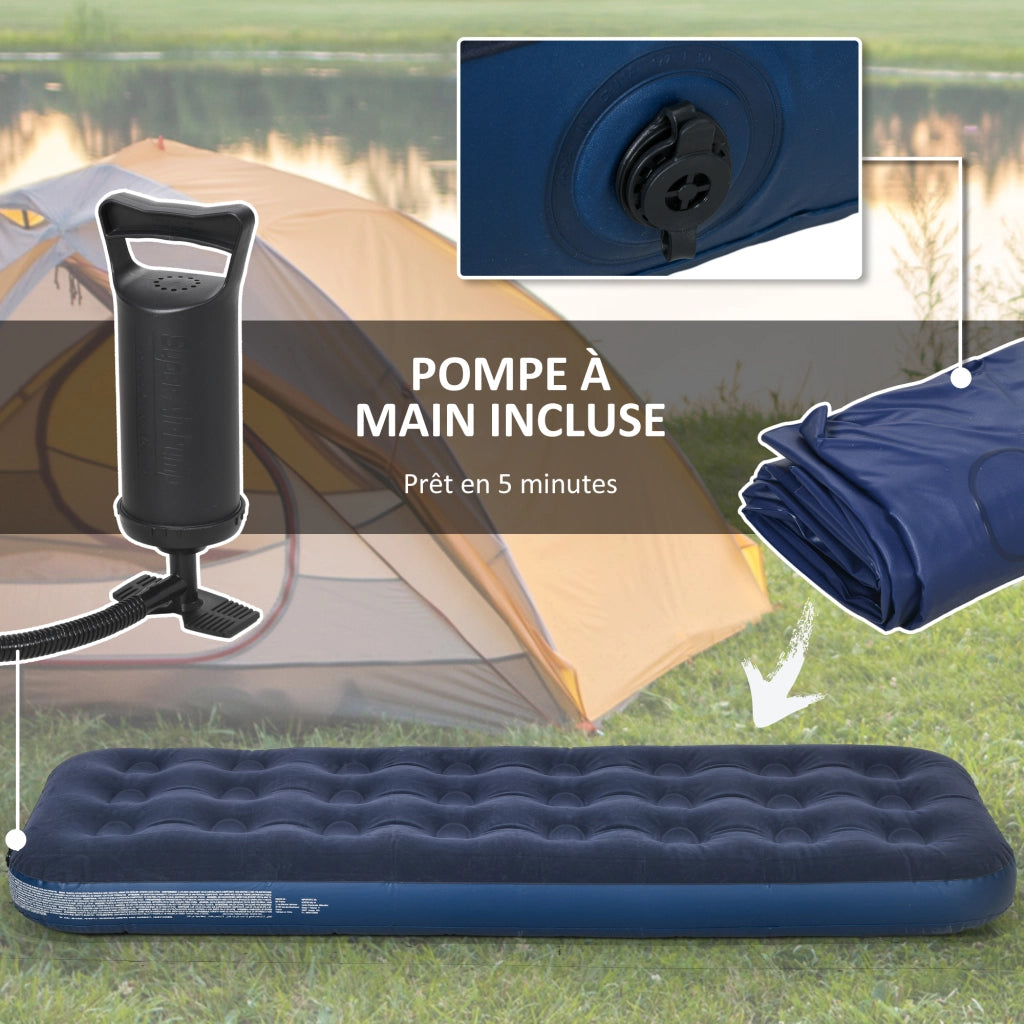 Materasso gonfiabile ¨C zephmum ¨C blu 99x191x22