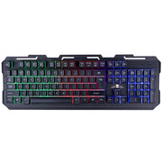 Tastiera Gaming da Gioco con 104 Tasti Illuminazione Led RGB Cavo 1,5m USB 2.0