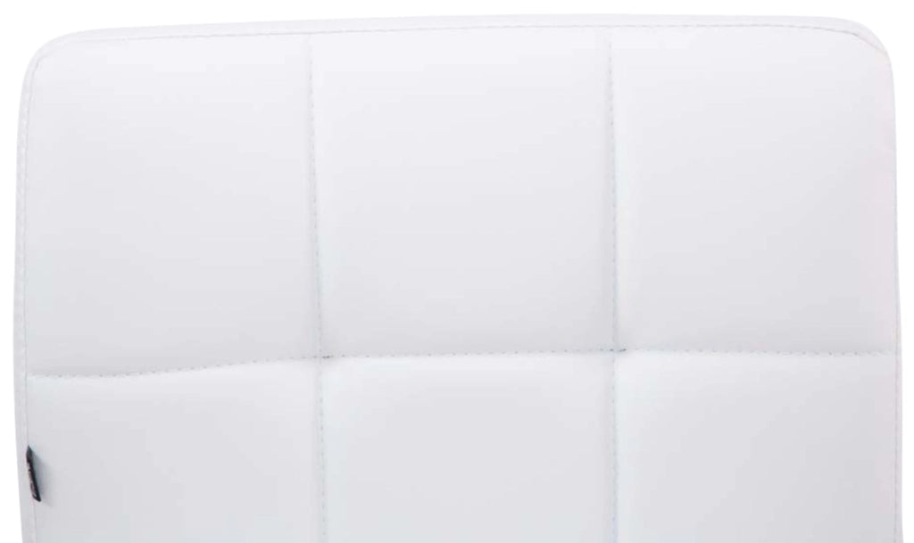 Set 4 sedie da lounge Palma similpelle bianco