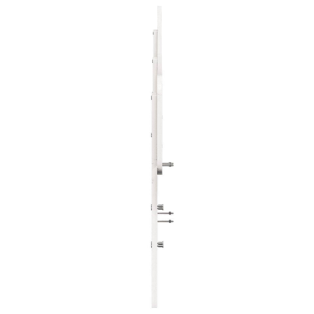Testiera-Testata-Testiera Decorativa Bianca 180 cm in Legno Massello di Pino