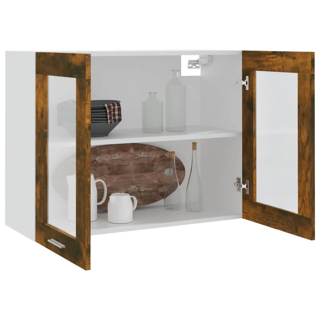 Mobile Pensile “Lyon” Rovere Fumo 80x31x60 cm 815594