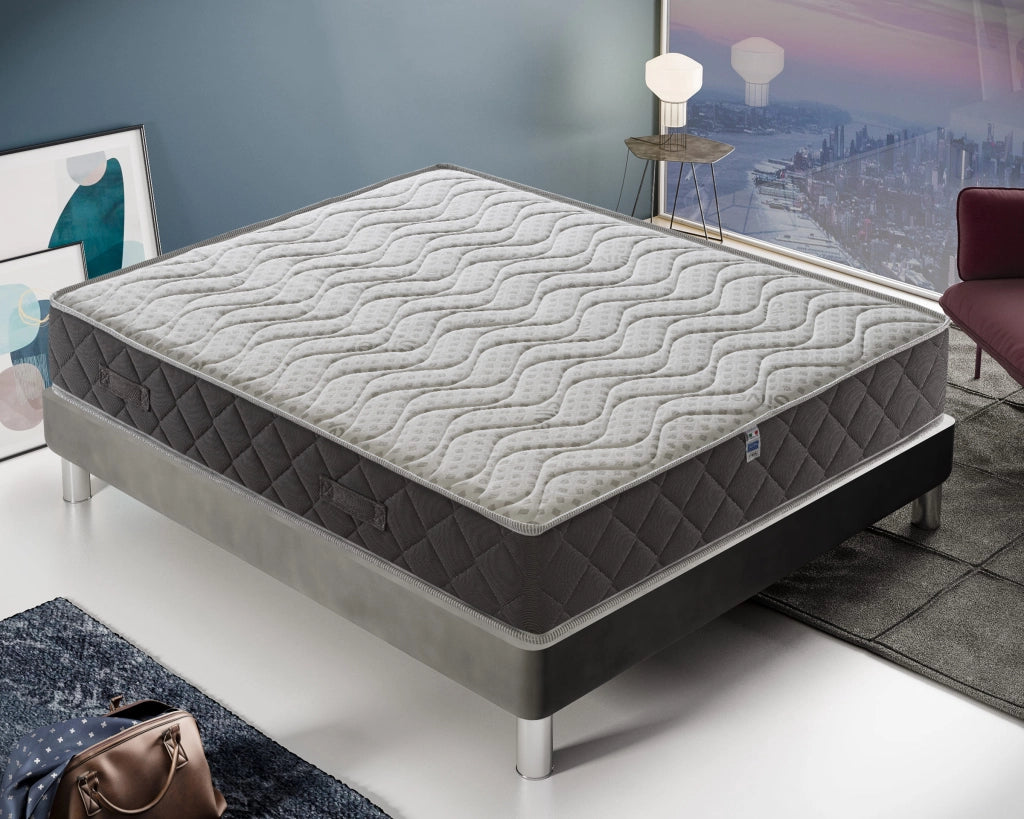 Materasso Matrimoniale 160x190 in Memory Foam  11 zone di comfort  Rivestimento Silver Safe