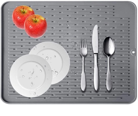 Asciugamano Antislip Multifunzionale - Dimensioni 45 x 40 cm - Resistentente al Calore - Realizzato in Silicone - Flessibile e Duraturo