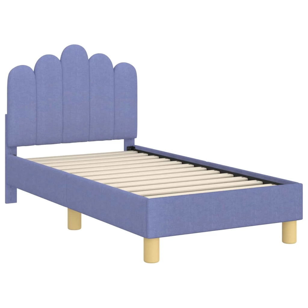 Struttura letto per bambini con testata-Giroletto per bambini Blu jeans 70 x 140 cm 106759