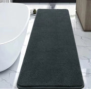 Matrice di microfibra extra grande - estremamente morbida e assorbente - 1 pezzo - grigio - 50 x 120 cm