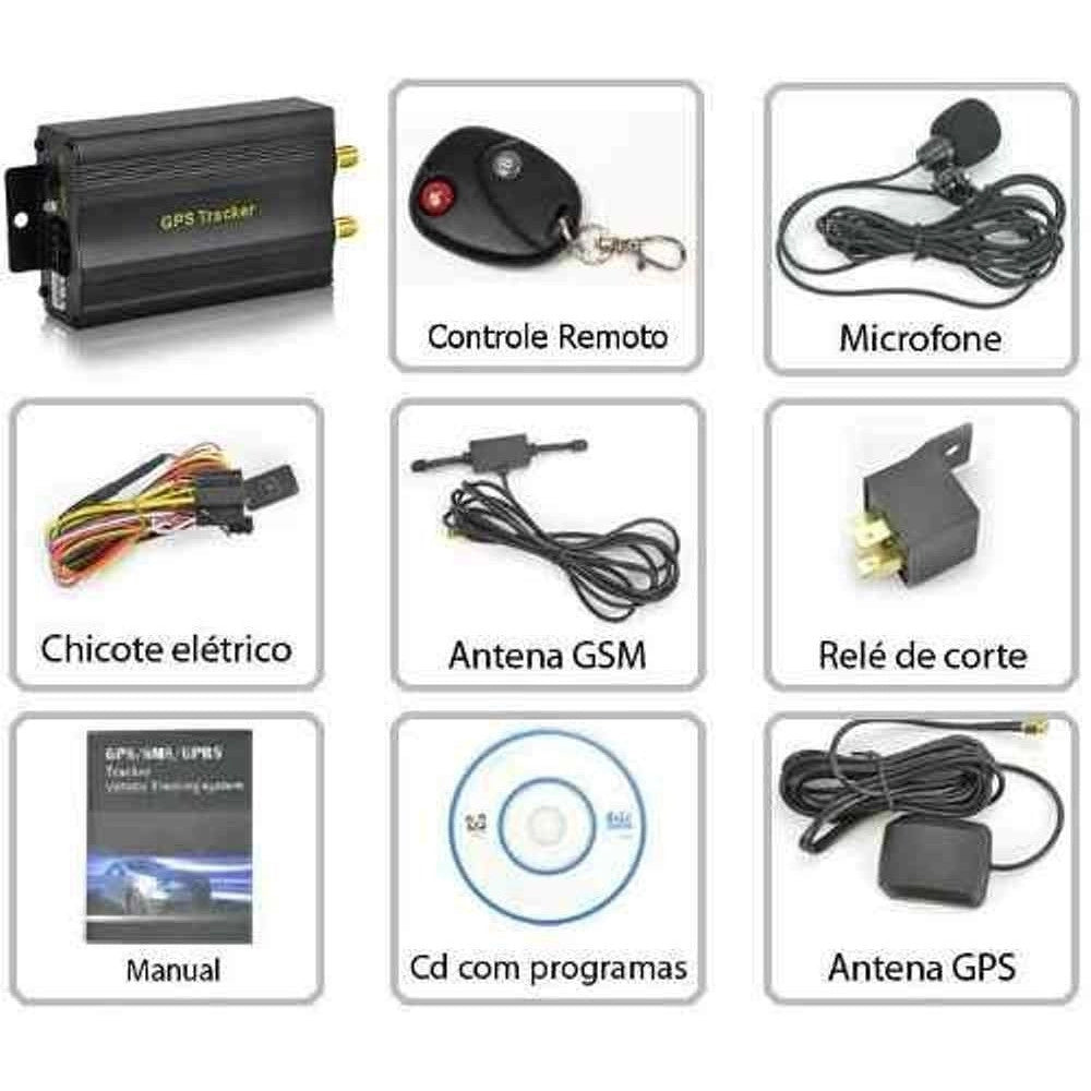 Trade Shop - Localizzatore Satellitare Antifurto Gps Gsm Gprs Gps Tracker Tk103-b Auto Moto -