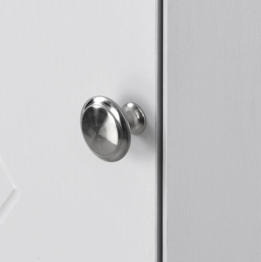 Mobile da bagno angolare con due ripiani regolabili, 36,5 x 36,5 x 155 cm, bianco