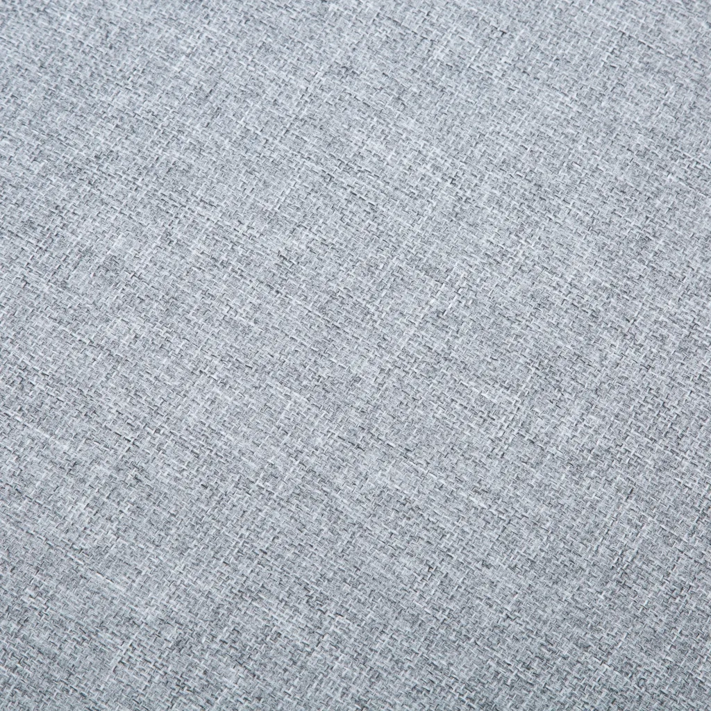 Divano a L Rivestito in Tessuto 171,5x138x81,5 cm Grigio Chiaro 247024