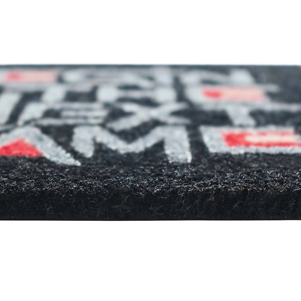 Zerbino Decorativo con Motivo Squid Game 40x60cm Antiscivolo Nero / Rosso Inny