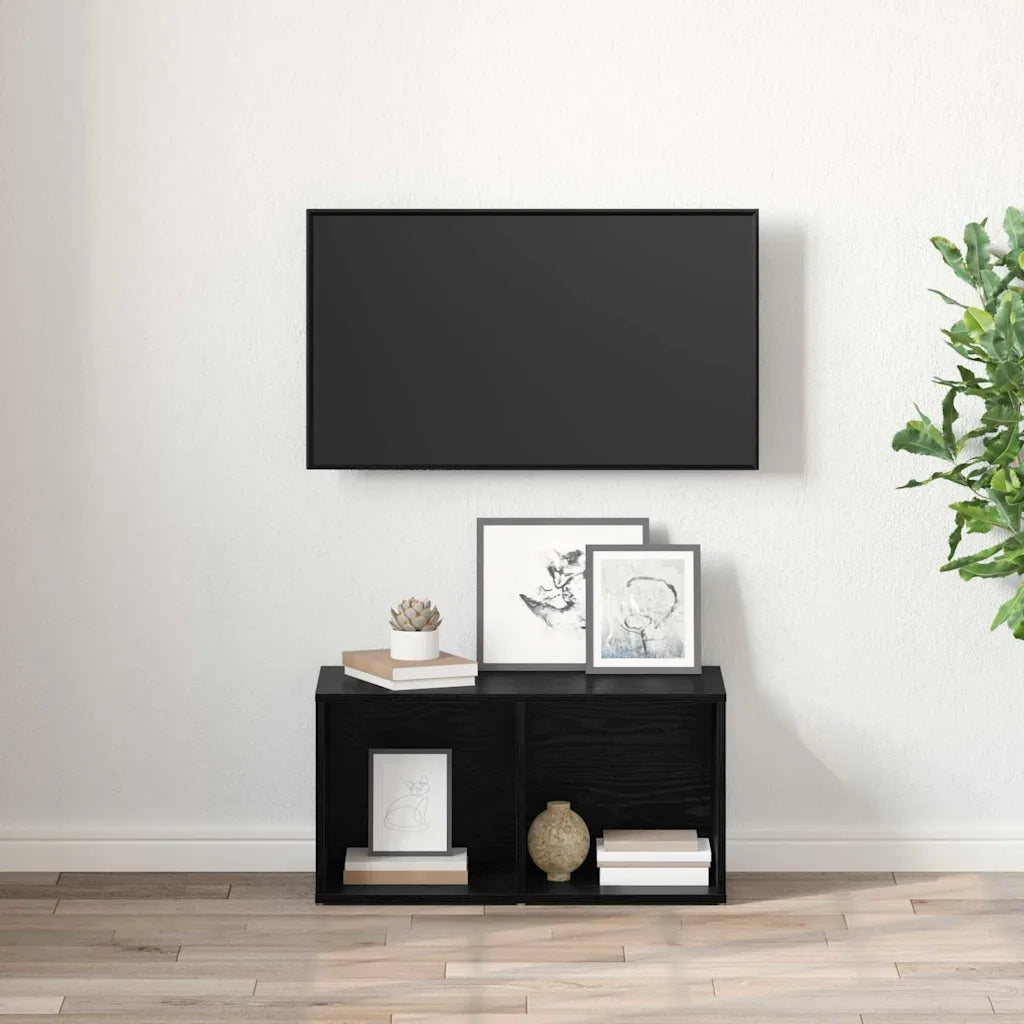 Set mobile TV 72 x 35 x 37 cm Nero Legno ingegnerizzato 875095