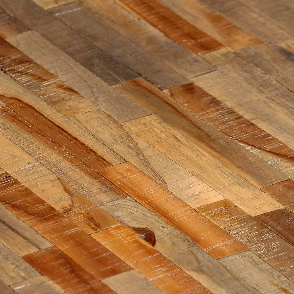 Set di 2 tavolini da caffè impilabili in teak massello di recupero marrone 02_0042113