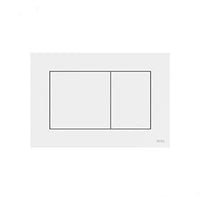 Placca bianca sottile doppio scarico 9240400 tece