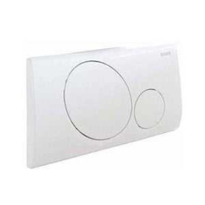 Placca di comando bianca 2 tasti per cassetta incasso modelli Andromeda e Crux Vega Bampi