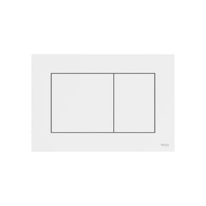 Placca bianca sottile doppio scarico cassetta 9240700 tece