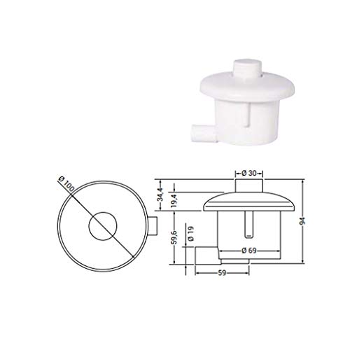 Miscelatore termostatico esterno doccia doppia uscita 1/2 cromato 5037 Fromac