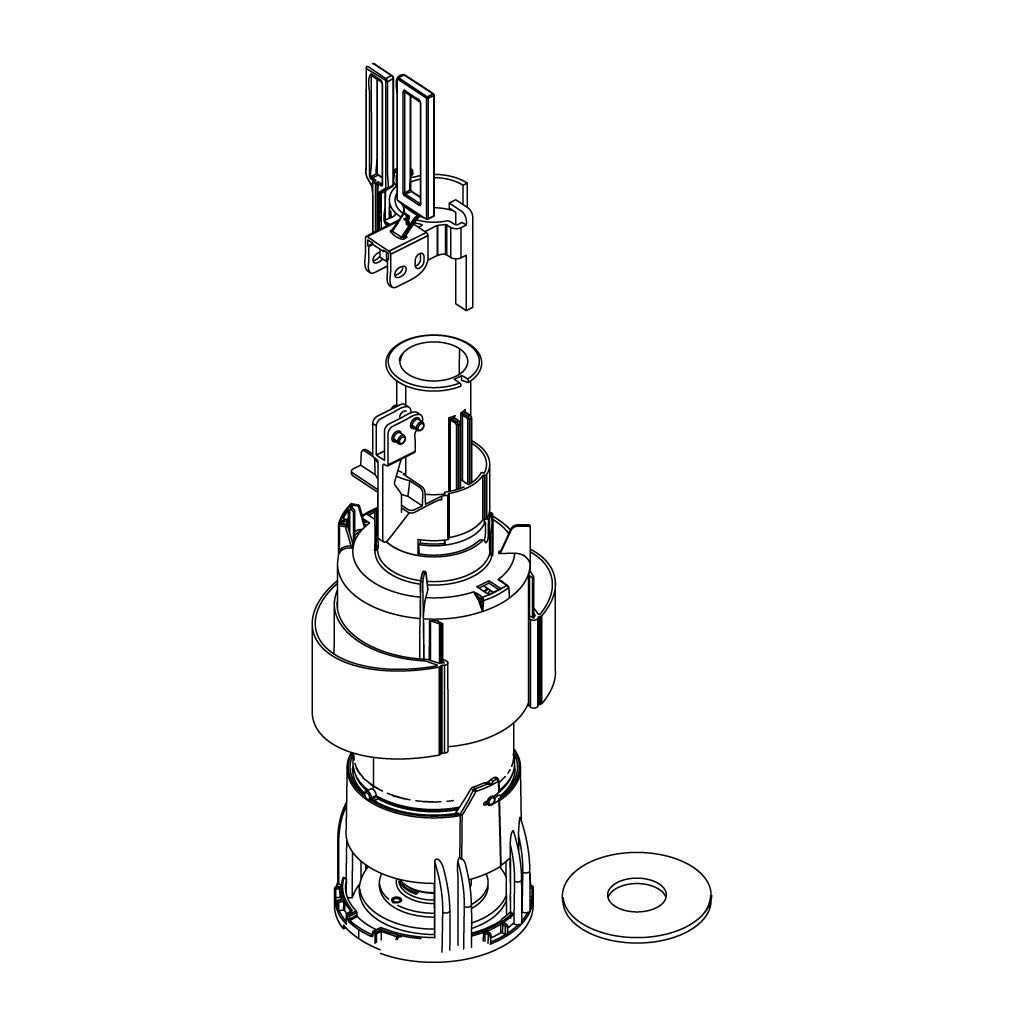 Valvola doppio scarico topazio 525106 Oli