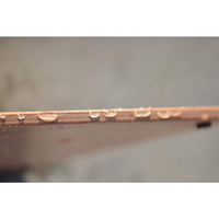 Pedana piatto doccia angolare antiscivolo 74 cm legno marino okumè castel merlino