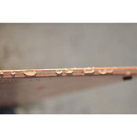 Pedana piatto doccia angolare antiscivolo 74 cm legno marino okumè castel merlino