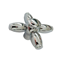 Maniglia manopola di ricambio cromata per rubinetti treemme mod. primavera