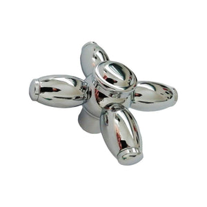 Maniglia manopola di ricambio cromata per rubinetti treemme mod. primavera