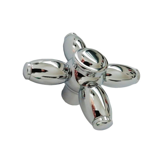 Maniglia manopola di ricambio cromata per rubinetti treemme mod. primavera