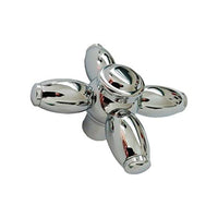 Maniglia manopola di ricambio cromata per rubinetti treemme mod. primavera