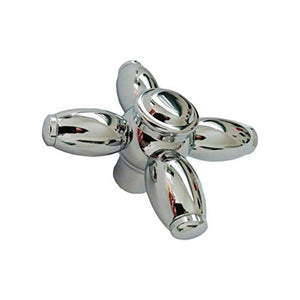 Maniglia manopola di ricambio cromata per rubinetti treemme mod. primavera