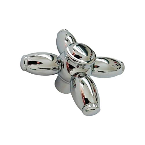 Maniglia manopola di ricambio cromata per rubinetti treemme mod. primavera