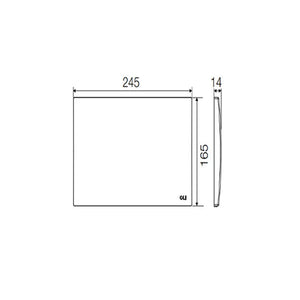 Placca di ispezione in abs bianca oli 0604901