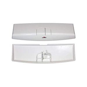 Coperchio bianco ricambio cassetta con doppio pulsante duo 300750 Kariba